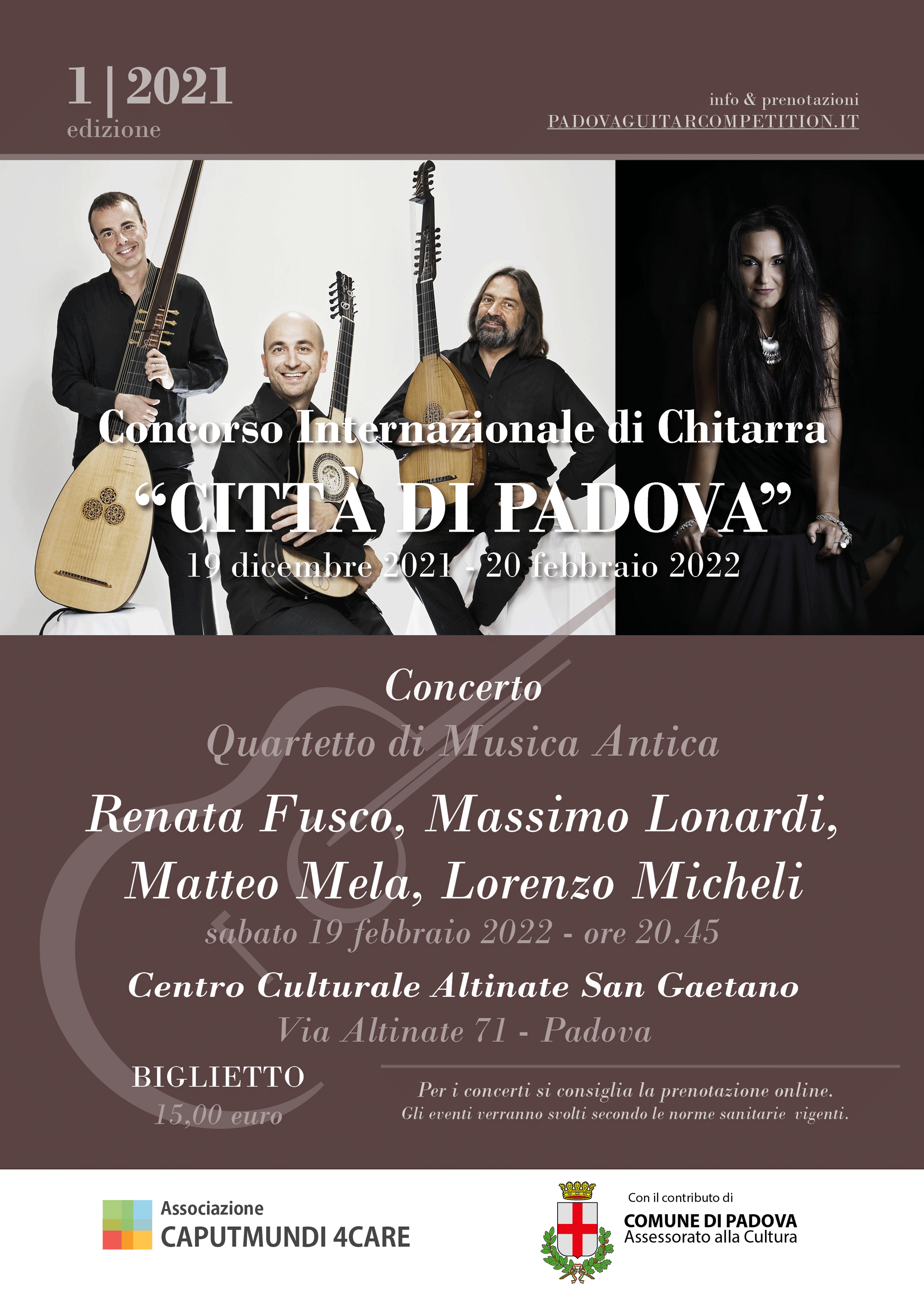 Padova Intl Guitar Competition - Quartetto Musica Antica